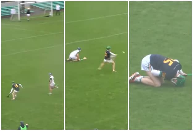 WATCH: Hurling fans mesmerised by Adam Screeney's county final point amid Storm Ashley