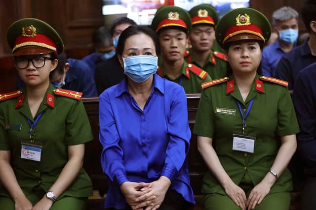 In addition to obtaining property by fraud, Lan was also convicted of money laundering and illegal cross-border money transfer charges, according to state-run media.