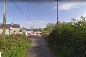 The level cross at Thomastown and (below) at Fantstown | PICTURES: Google Streetview
