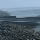 The pontoon at Dugort Pier has yet to be installed for 2026