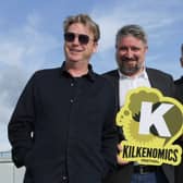 David McWilliams and Naoise Nunn, Kilkenomics, with Garrett Bridgeman, An Post