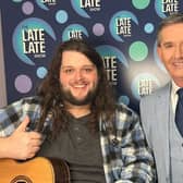 Garron Noone and Daniel O'Donnell after their duet on the Late Late Show Country Special PIC: Garran Noone via Instagram