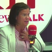 Sinn Fein leader Mary Lou McDonald appeared on the Pat Kenny Show on Newstalk