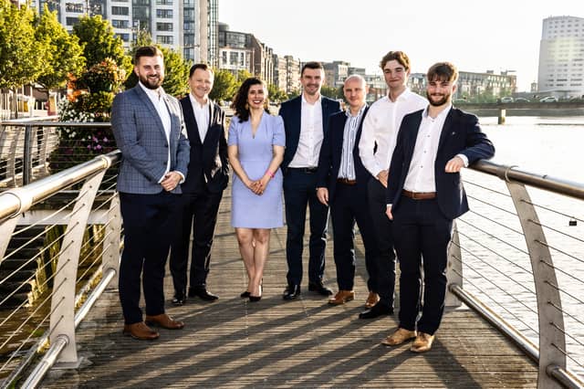 Aidan Ryan, Paul Mitchell, director and co-founder, Mitchell McDermott, Ana Ryckewaert, Eoin McEnery, head of the firm's Limerick office, Conor McBearty, David Keane and Niall Heaton | Keith Wiseman