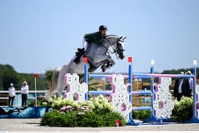 Shane Sweetnam of Team Ireland, on James Kann Cruz.