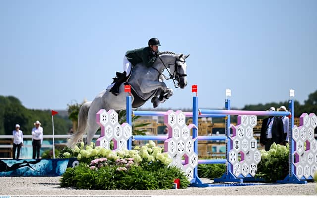 Shane Sweetnam of Team Ireland, on James Kann Cruz.