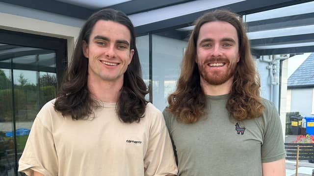 Seán and Brian Fegan will take part in a charity haircut this Saturday