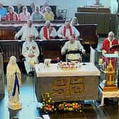 Archbishop Kieran O’Reilly celebrated Mass at the Abbey.