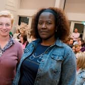 Siobhan Van Roon and Virginia Chembo at the meeting