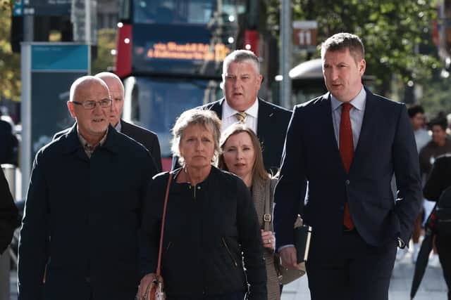 His widow Geraldine and the couple’s three children have been campaigning for decades for a public inquiry to establish the extent of security force involvement.