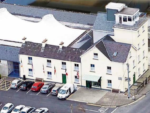 An aerial view of the Foynes Flying Boat and Maritime Museum