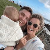 Happy family: Louise Cooney, Mark Sweeney and baby Jude I PICTURE: Instagram
