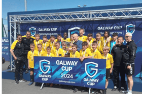 The Kilkenny & District League under-12 team who won the Galway Cup