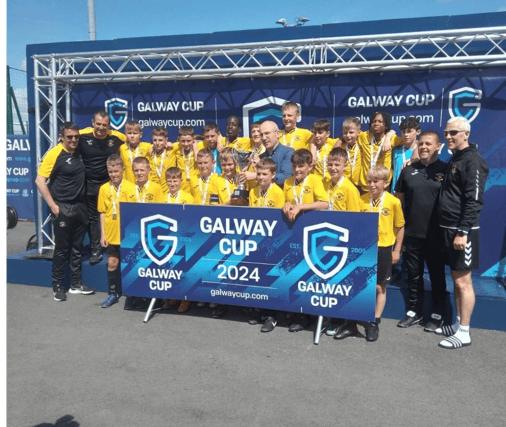 The Kilkenny & District League under-12 team who won the Galway Cup