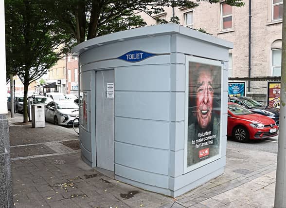 There have been complaints from some business people over the condition of the toilet beside Dunnes Stores in the city centre | PICTURE: Adrian Butler