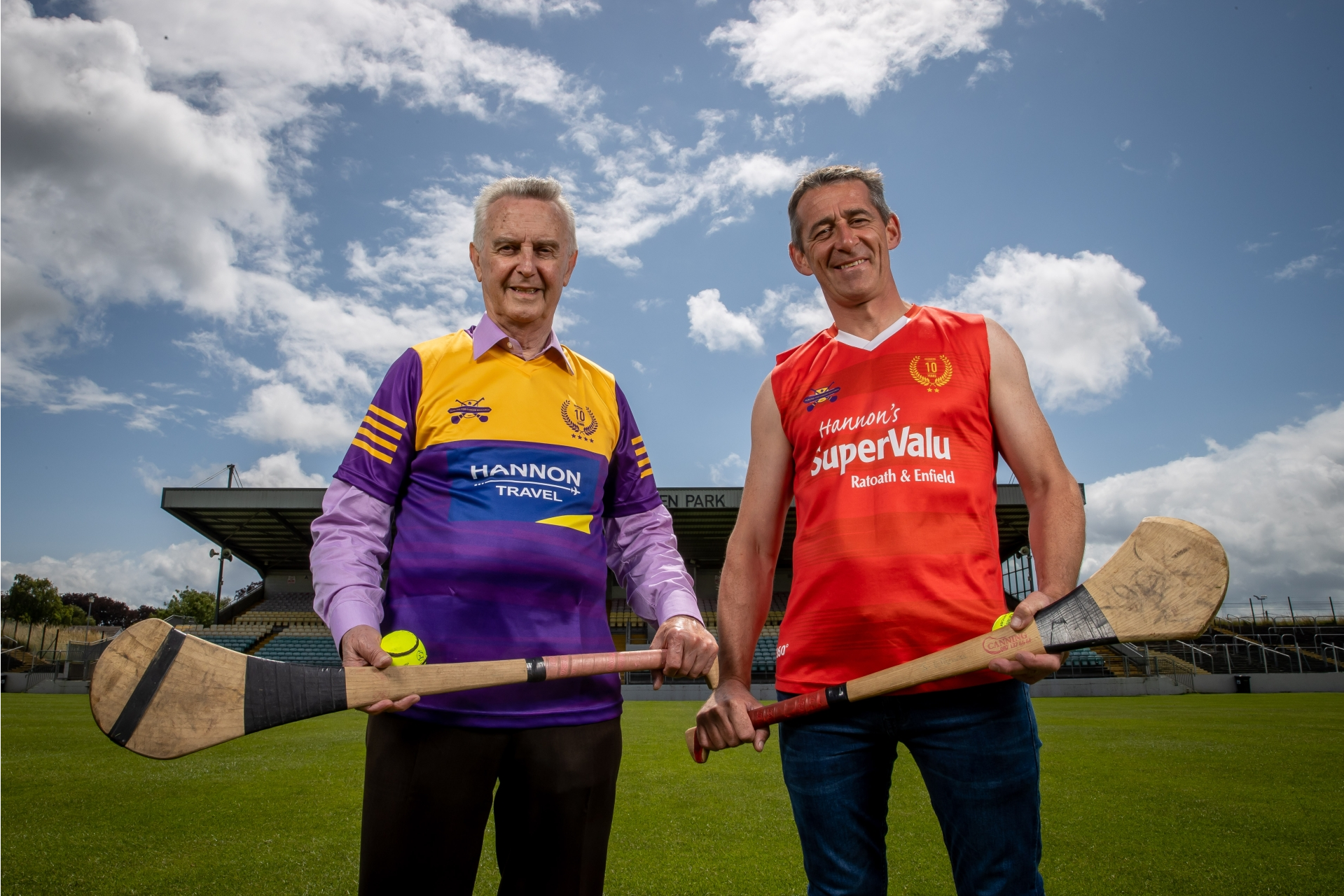 Hurling for Cancer team captain's Jim Bolger and Davy Russell
