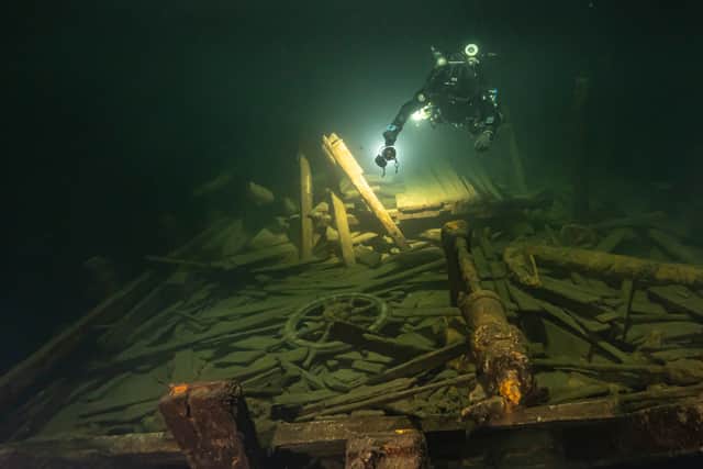 “You must not damage the ancient remains, which also includes taking items from the wreck, eg champagne bottles, without permission from the county,” Magnus Johansson, a county official told The Associated Press.