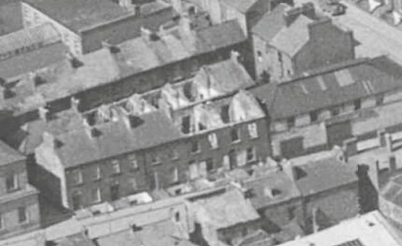 The two inner rows show Taylor Street in 1955 I PICTURE: National Library of Ireland
