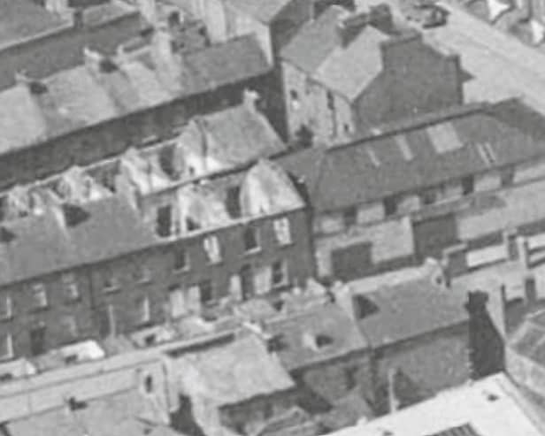 The two inner rows show Taylor Street in 1955 I PICTURE: National Library of Ireland