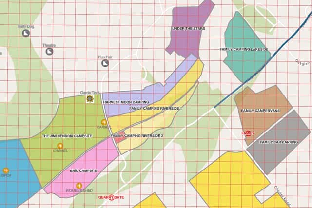 View the updated Garda Electric Picnic 2024 site map