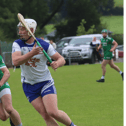 Cappawhite’s Willie Barry tries to get his shot away as Golden/Kilfeacle’s Shane O’Connell closes in during the West Tipperary Intermediate Hurling Championship final, which Golden won by 16 points
