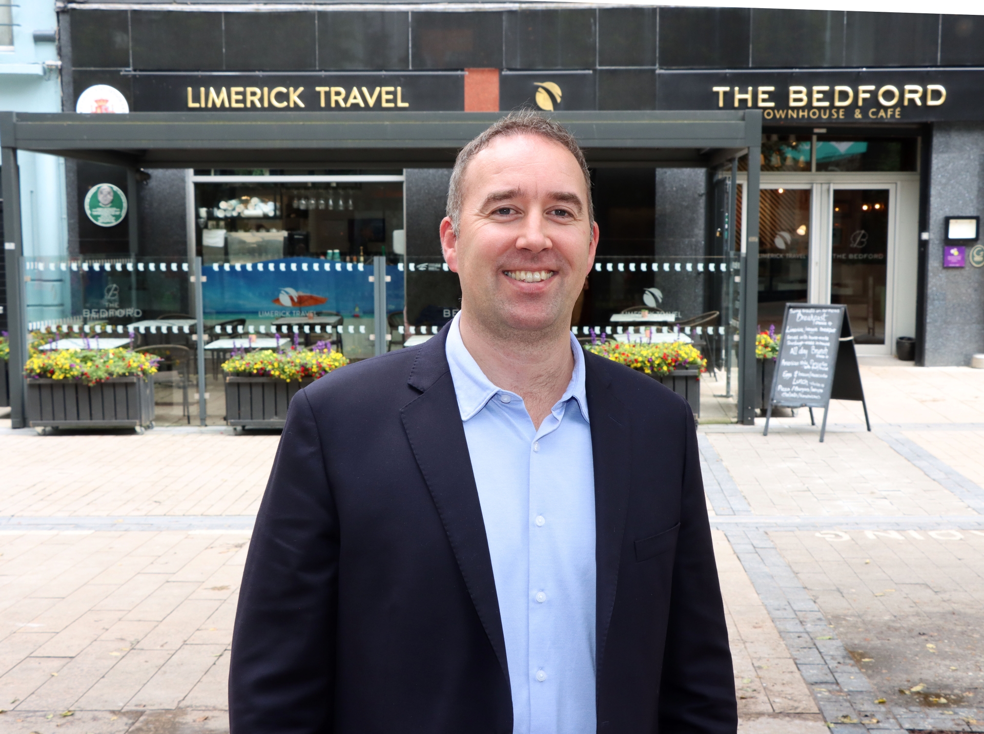 Peter Brazil, managing director of Limerick Travel, is excited about the possibilities the acquisition will bring his firm | PICTURE: Adrian Butler