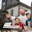Chef Keith Boyle and Alfie and Harry Spencer | Photo: Patrick Browne