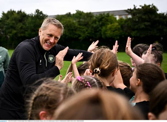 New Republic of Ireland Ireland manager Heimir Hallgrímsson visited an FAI Football Camp this week.