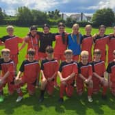 The Ryan McBride Foundation team which is participating in the Foyle Cup this week.