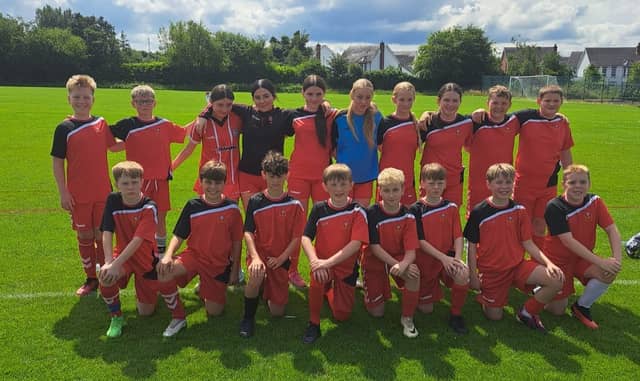 The Ryan McBride Foundation team which is participating in the Foyle Cup this week.