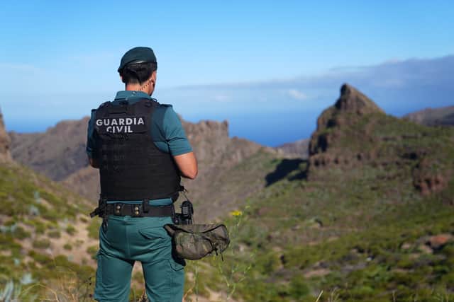 His family fly out to Tenerife to join the search.