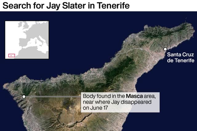 Mr Slater’s mother says she will use donations from the GoFundMe appeal set up by Ms Law, to fund her stay on Tenerife.