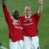 Andy Cole and Jaap Stam