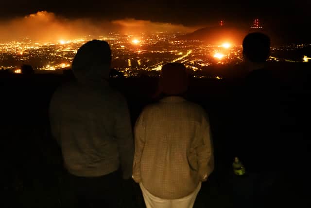 “Peak activity was between 10pm and 1am and normal emergency response across Northern Ireland was maintained.”