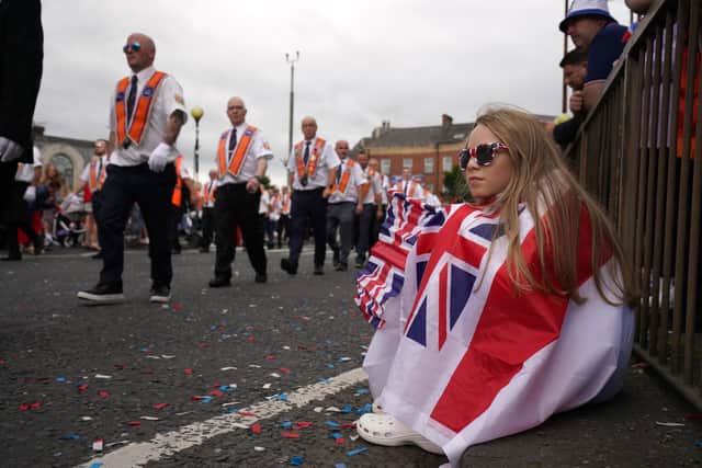 “I wish all those taking part in or attending parades across Northern Ireland today, and indeed tomorrow at Scarva, a very enjoyable day.”