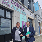 Sinn Fein's Cllr Pearse McGeough and Deputy Ruairi O Murchú