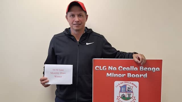Declan Oggie Haughey was the recipient of the €1140 prize