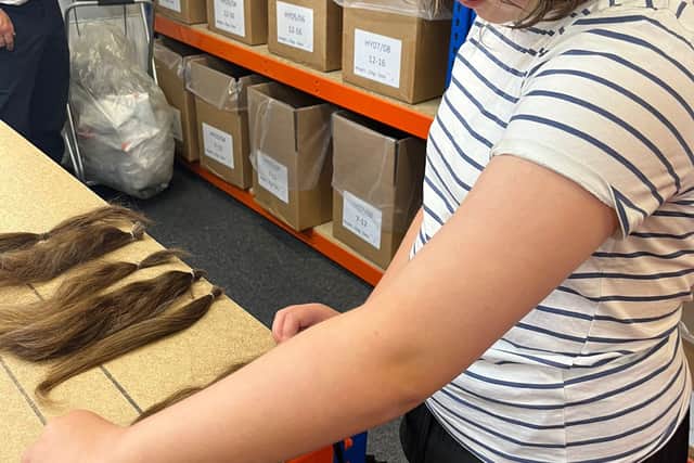 “They had really long ones, there were Afro wigs as well, and short wigs – just tons of different sizes.”