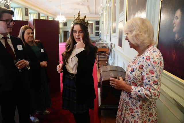 Sir Ian praised Camilla after chatting to her, saying: “She’s really interested in literacy. She wants young people reading, she wants everybody reading. There’s no stigma attached to writing, If you write comic books, if you write romance, if you write crime fiction, she’s a fan – anything that gets people reading.”
