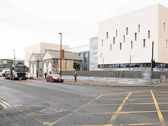 The woman at Limerick District Court, facing charges of careless driving and having no insurance