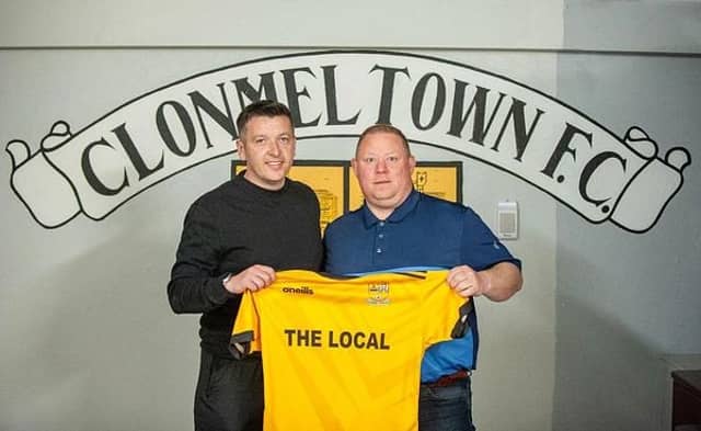 The new Junior management team of Conor O’Neill and Johnny MacLean will take charge of Clonmel Town FC next season