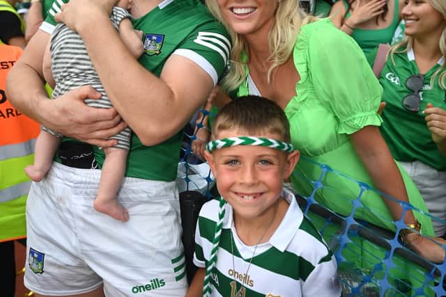 Seamus and Laurie have their hands full with three more children - Freddie and twins Alfie and Maddie.