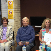 Carrick Library Miscelleny participants Walter Dunphy,    Mary ‘'Donnell, Tom Nealon,  Shirley O’Shea, Timmy Quan and Margaret O’Brien at the Library on May 22.