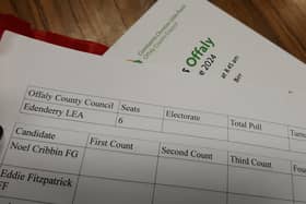 Offaly local election candidate guaranteed to win seat with no votes counted
