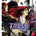 Some of the intricate Barry Britton designs on the 2024 Ballyshannon Folk Festival Poster