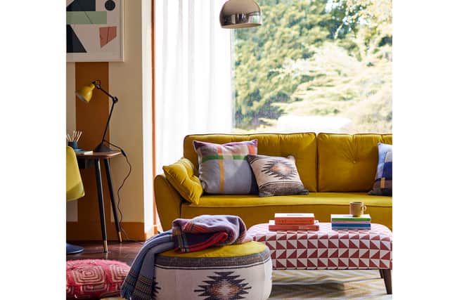 7. French Connection Velvet Sofabed in Zinc Luxe Velvet, £1,599, DFS