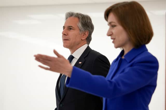 Mr Blinken last week announced that the US would impose travel bans on Georgian officials “who are responsible for or complicit in undermining democracy in Georgia, as well as their family members”.