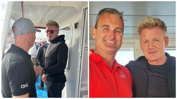 SPOTTED: Gordon Ramsay pilots ferry on Aran Islands trip for new ...