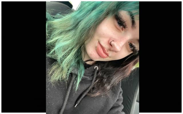 When last seen, Jennifer (Jade) was wearing black jeans, red and black Jordan trainers, a black t-shirt and a light green jumper