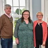 Ger Cody with Susan Fahy, Mary Woods and Claire Fitzpatrick PICTURE: HARRY REID
